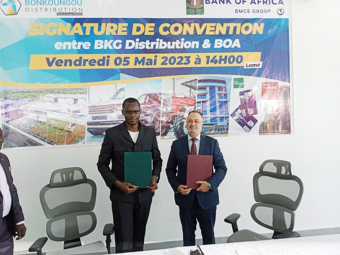 Accès aux équipements modernes et de qualité au Togo  BOA-Togo et BKG Distribution ensemble